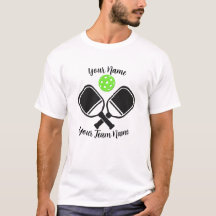 Pickleball Team Shirt med Namn och Team Namn