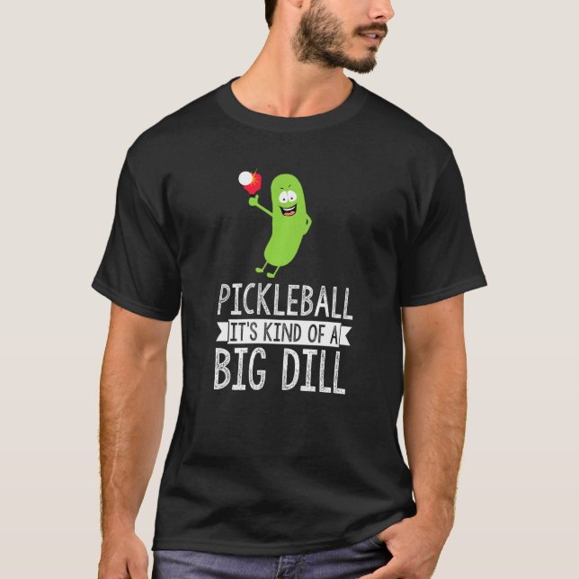 Pickleball Tees Pickleball är en typ B T Shirt (Framsida)