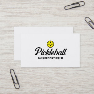 Pickleball-tränare affärskortsmall visitkort