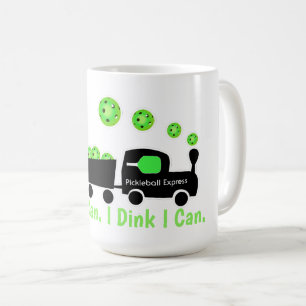 Pickleball-träning Jag tror att jag kan tända Grön Kaffemugg