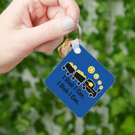 Pickleball-träning jag tror jag kan Gult Boll Nyckelring