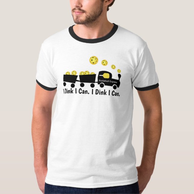 Pickleball-träning jag tror jag kan Gult Boll T Shirt (Framsida)