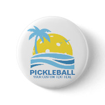 Pickleball Tropical Handflatan Träd Sol Din Anpass