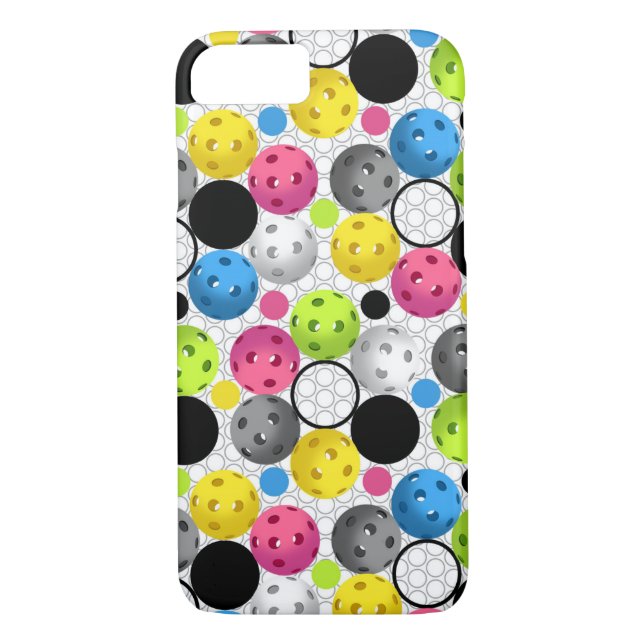Pickleball tryck Case-Mate iPhone skal (Baksida)