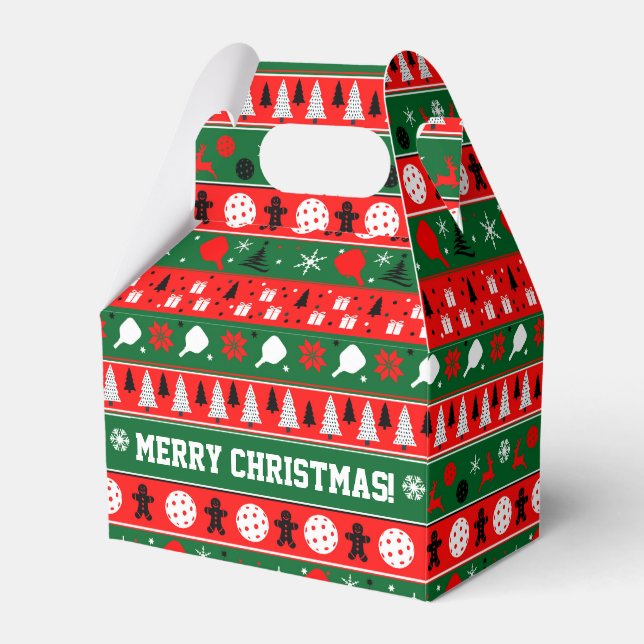 Pickleball Ugly Sweater Gift Presentaskar (Framsidan Sidan)