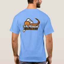 Pickleball Unisex T-Shirt Ficka & Logotyp Bak