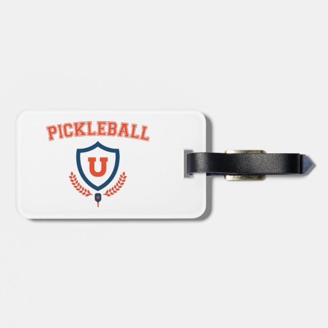 Pickleball Universiteten Bagagebricka (Baksida Vågrät)