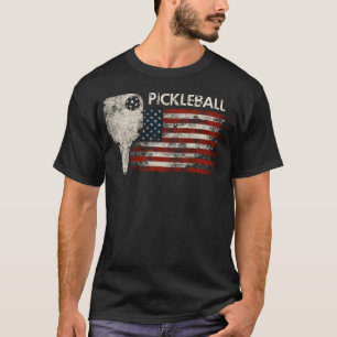 Pickleball USA flagga - Lena sportar T Shirt