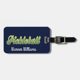 Pickleball utrustar hänger lös märkren bagagebricka