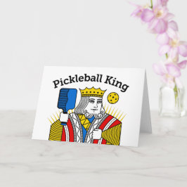 Pickleball Välkomstkort - Pickleball Kung Kort