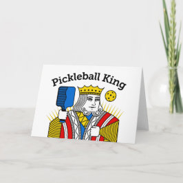 Pickleball Välkomstkort - Pickleballkung Kort