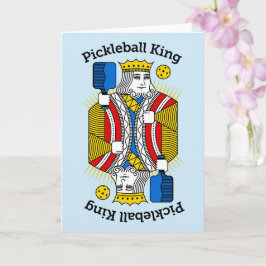 Pickleball Välkomstkort - Pickleballkung Kort