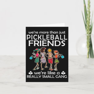 Pickleball var mer än bara vänner var som en kort