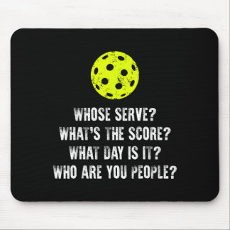 Pickleball vars serve vad är ställningen pickle ba musmatta