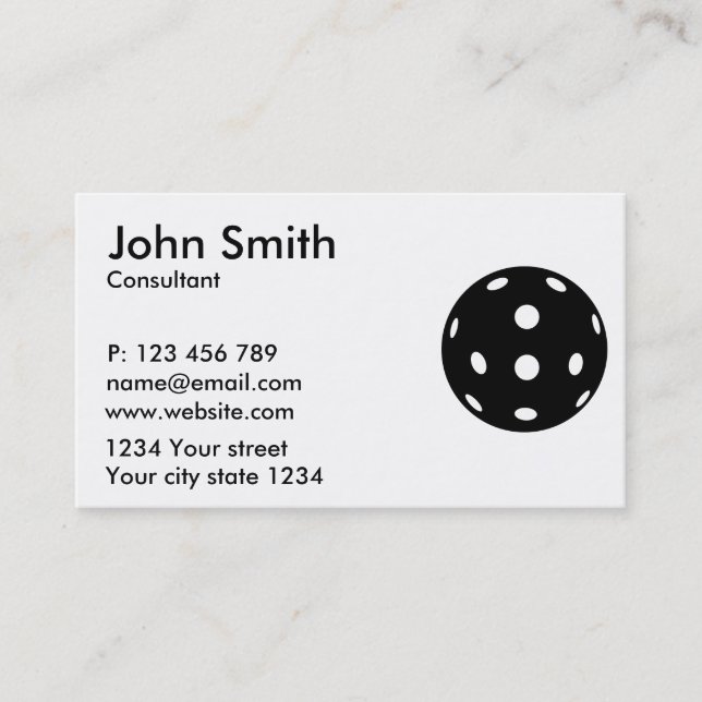 Pickleball Visitkort (Framsida)