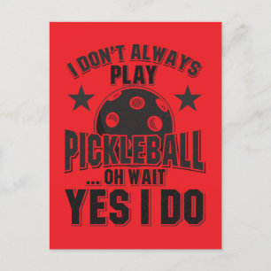 Pickleball Vykort