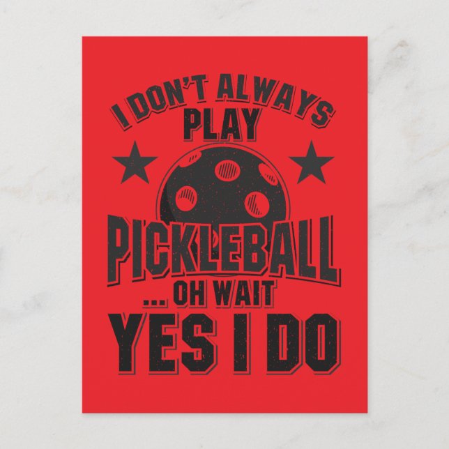 Pickleball Vykort (Framsida)