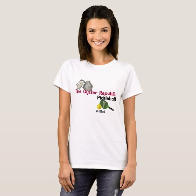 Pickleball - Wellfleet T-tröja Tee Shirt (Hel framsida)