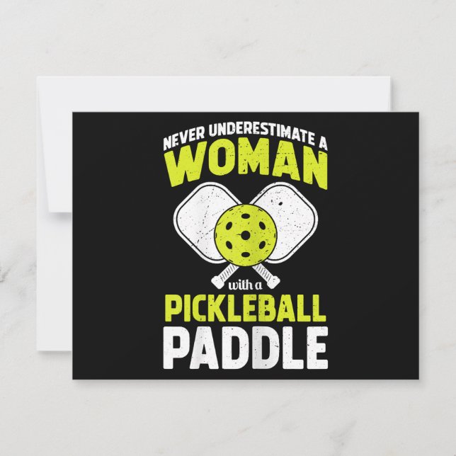 Pickleball Woman Funny Pickleball Player-gåva (Framsida)