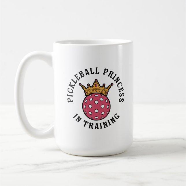 Pickleball Women Funny Kaffemugg (Vänster)