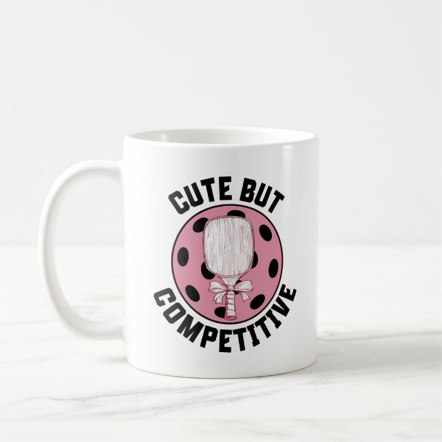 Pickleball Women Funny Say Kaffemugg (Vänster)