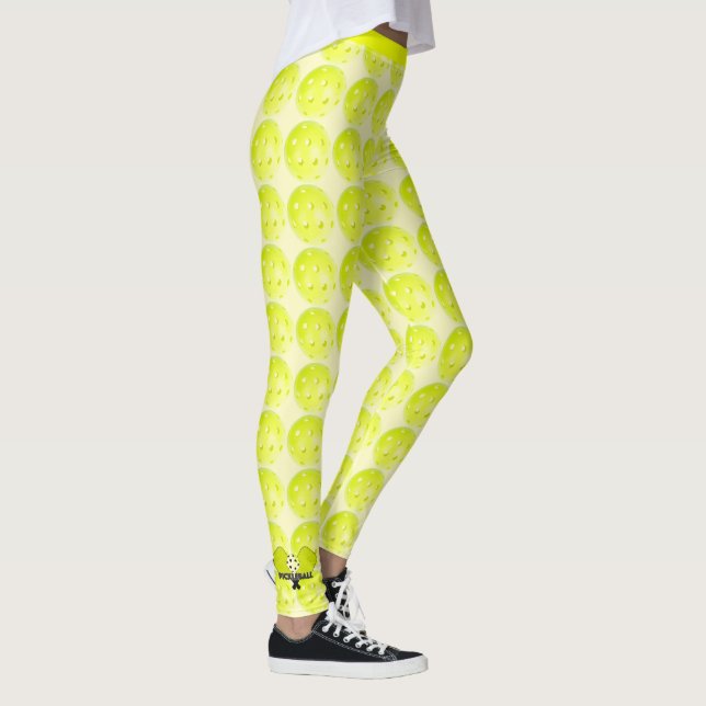 Pickleball Women's Leggings with Paddles Byxor (Höger)