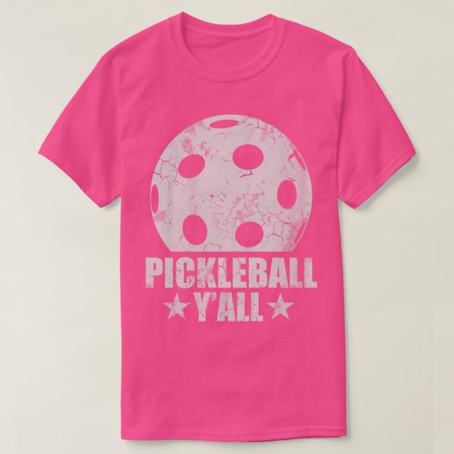 Pickleball Yall T Shirt (Design framsida)