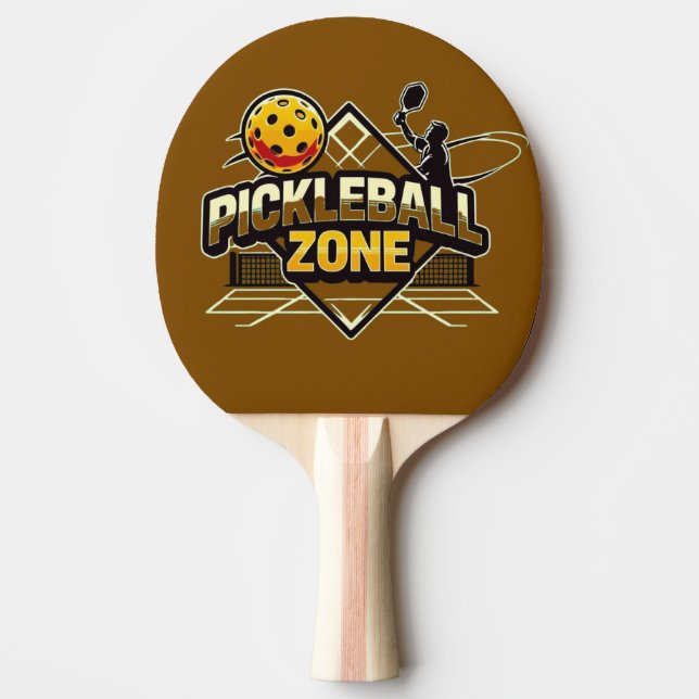 Pickleball Zon - Perfekt för passionerade spelare Pingisracket (Framsidan)