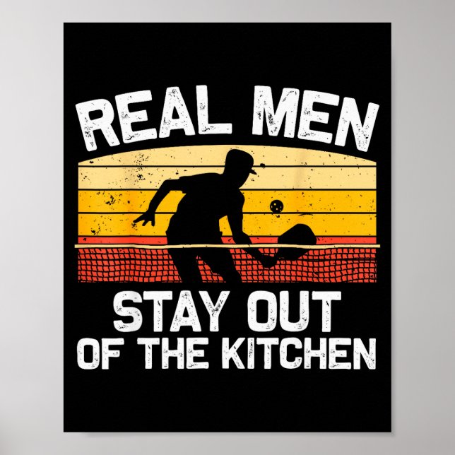 Pickleballdesign för män pojkar Pickle Ball Pickle Poster (Framsidan)