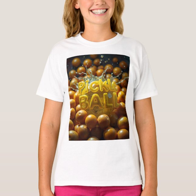 Pickleballdesign T Shirt (Framsida)