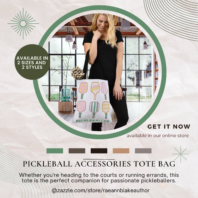 Pickleballer Accessories Tote Bag Tygkasse (Skapare uppladdad)