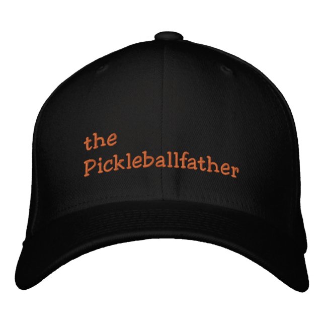 Pickleballfather Broderad Keps (Framsida)