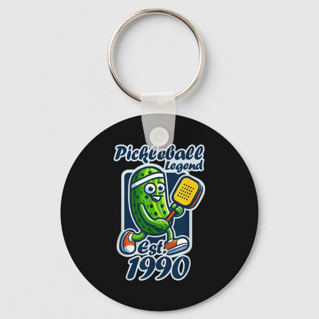 Pickleballlegend etablerad 1990 retro 36:e nyckelring (Framsida)