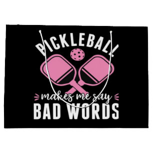 Pickleballspelare Pickleball Får Mig Att Säga Dåli