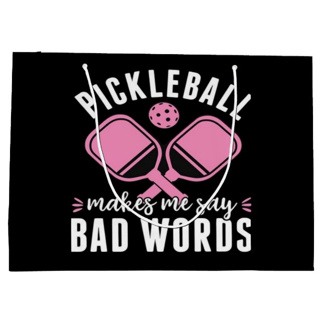 Pickleballspelare Pickleball Får Mig Att Säga Dåli (Baksidan)