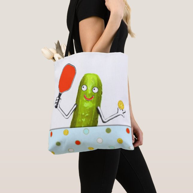 Pickleballspelare Tygkasse (Närbild)