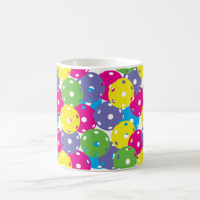 Picklebollar: blandat färg kaffemugg (Center)