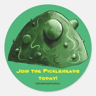 Pickleheads Propaganda Stickers Runt Klistermärke