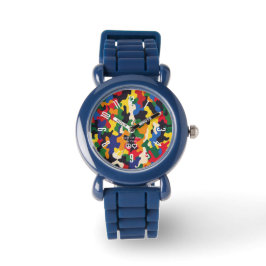 PickleKids™ Färg Camo Blue Watch Armbandsur