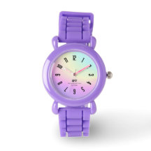 PickleKids™ Gradient Peace & Kärlek Lila Watch