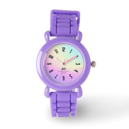 PickleKids™ Gradient Peace & Kärlek Lila Watch Armbandsur