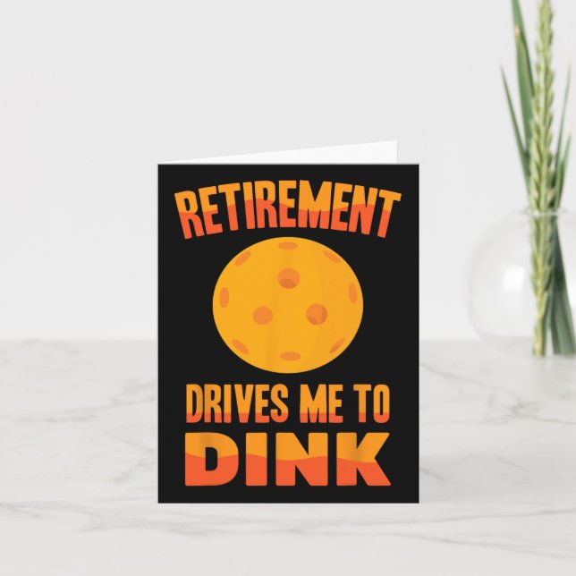 Picklell - Pension driver mig till Dink - Dminton Kort (Framsida)
