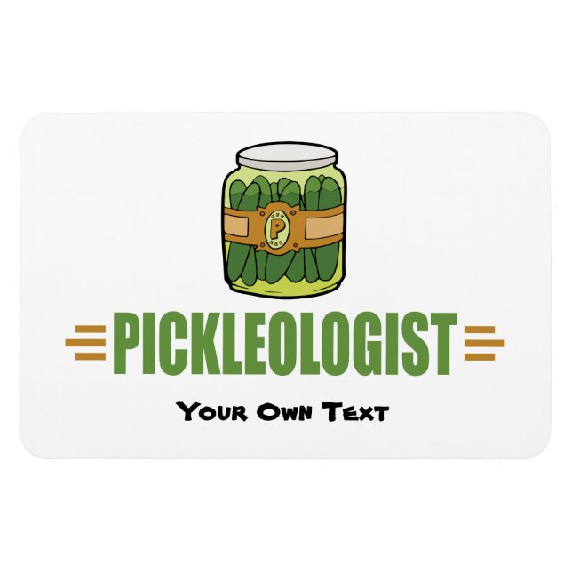 PICKLEOLOGIST Funny Pickle Älskare Magnet (Horisontell)