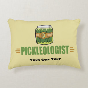 PICKLEOLOGIST Funny Pickle Älskare Prydnadskudde