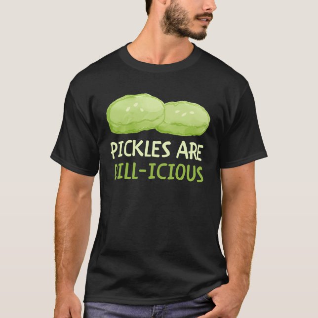 Pickles är en dill-KNY Pickle Pun T Shirt (Framsida)