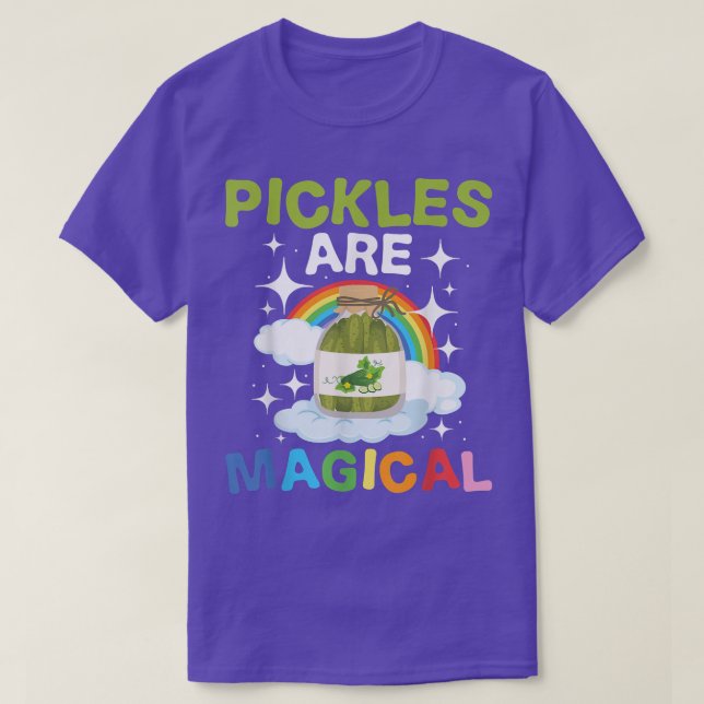 Pickles är magiska Pickle Vegetarian Vegetable F T Shirt (Design framsida)