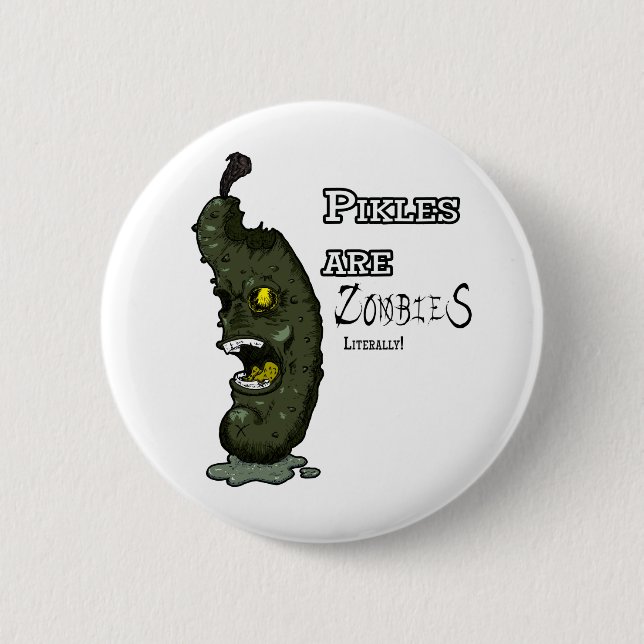 Pickles är Zombies-knapp Knapp (Framsida)