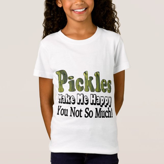 Pickles gör mig glad tee (Framsida)