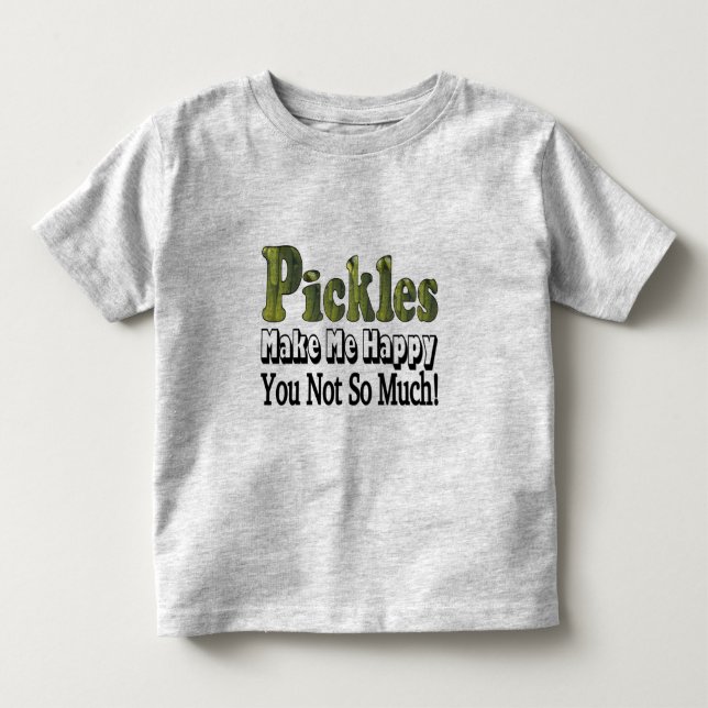 Pickles gör mig glad tröja (Framsida)