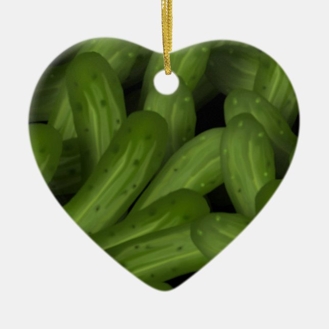 Pickles-julprydnad Julgransprydnad Keramik (Framsidan)